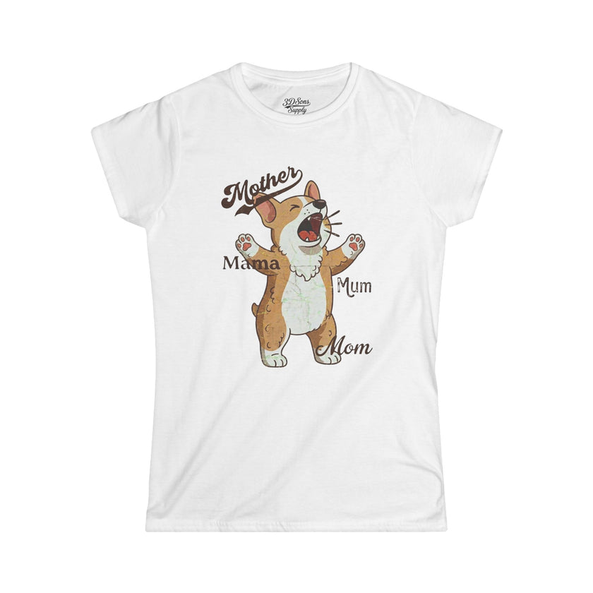 Corgi Mama Mother's Day Tee — Women's Corgi Mom T-Shirt