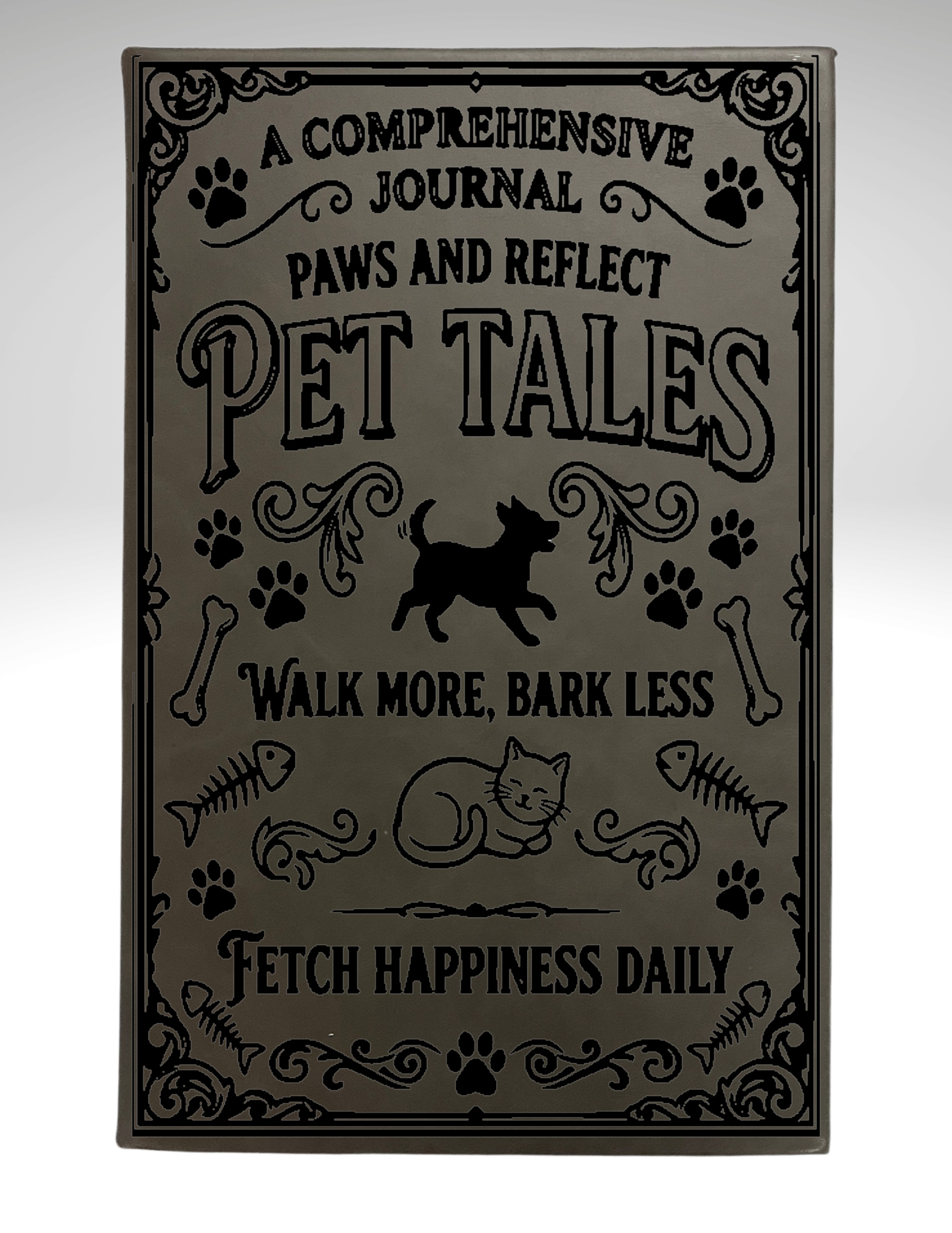Funny Engraved Leather Journals