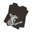 Corgi Rockstar T‑Shirt — Guitar Playing Dog Graphic Tee