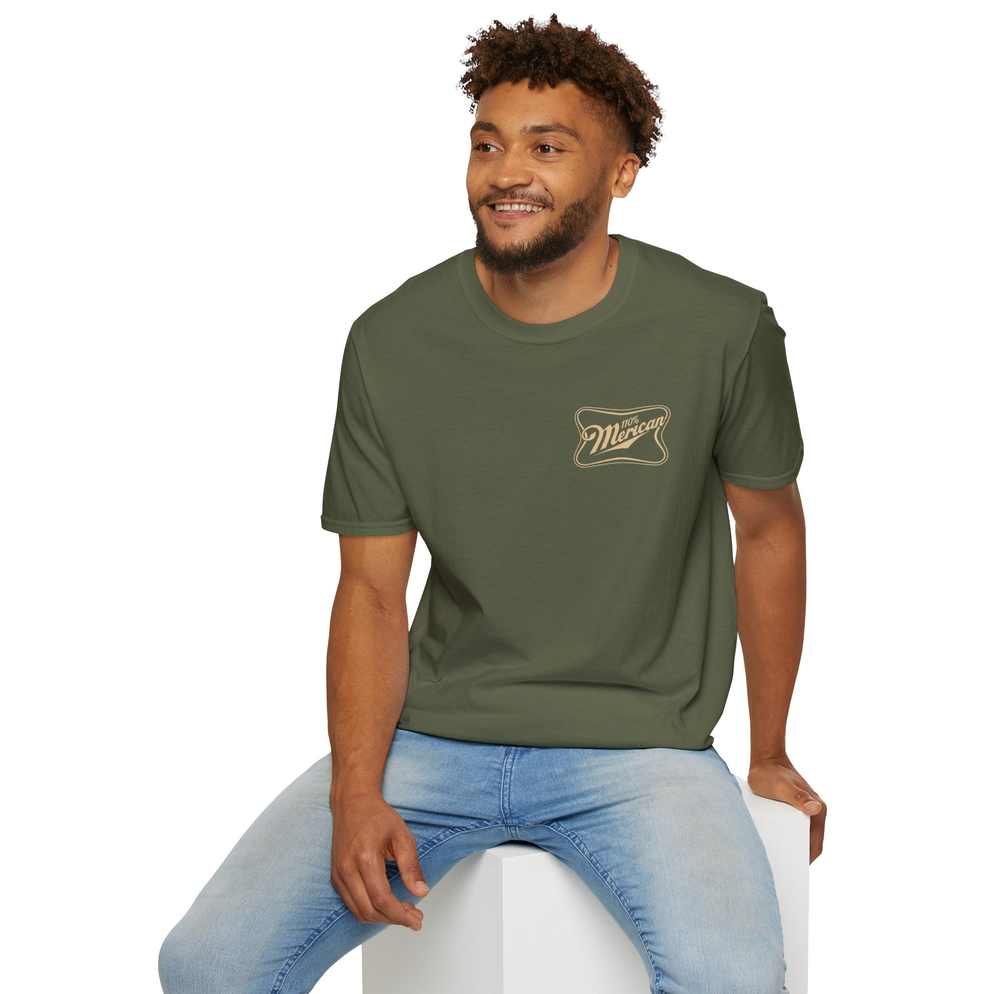 100% Merican Patriotic T-Shirt | American Flag, Fourth of July