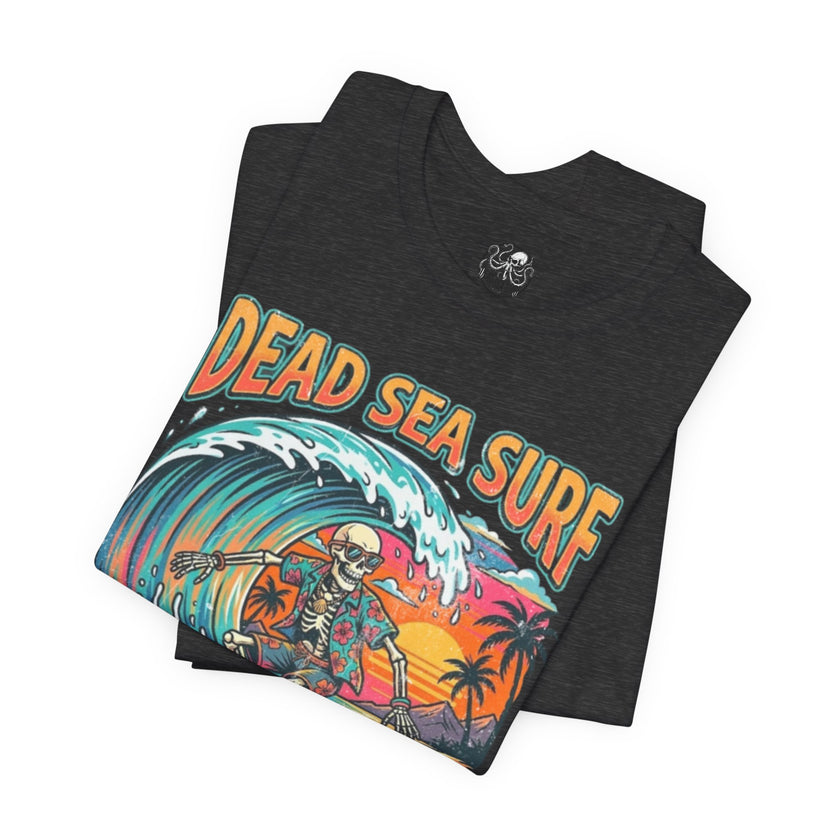 Dead Sea Surf Shark Attack T-Shirt | Bold Nautical Graphic Tee – 3D Sons Supply Co