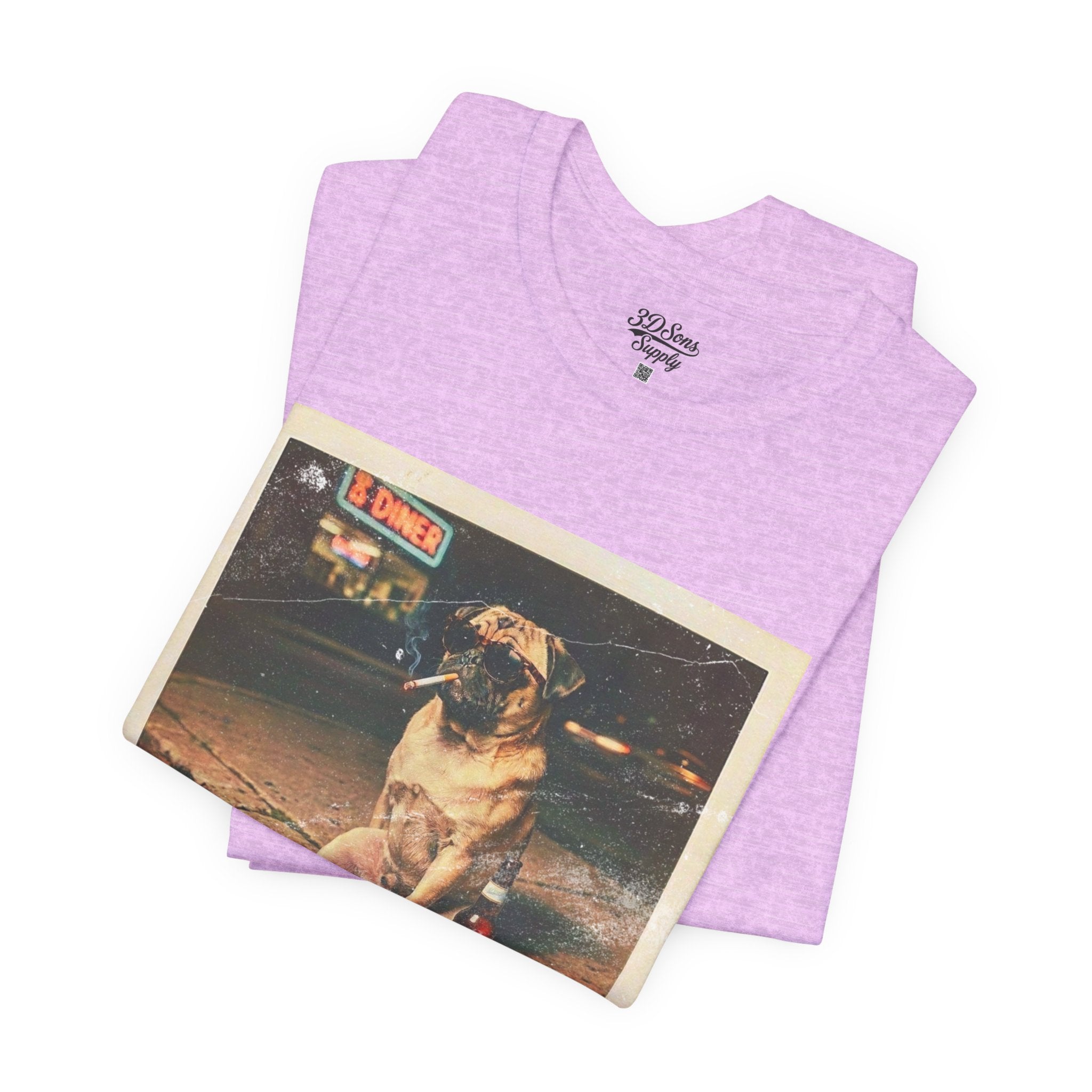 Vintage Pug Photo Tee — 