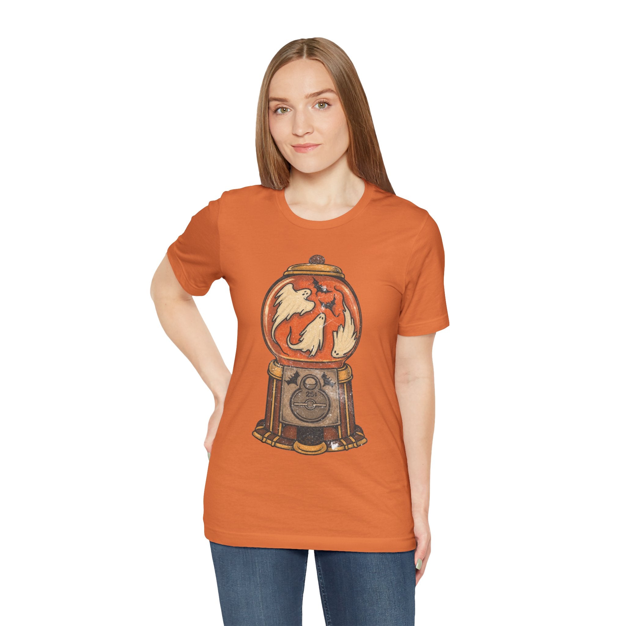 Gumball Ghosts Tee — Vintage Halloween Gumball Machine T-Shirt