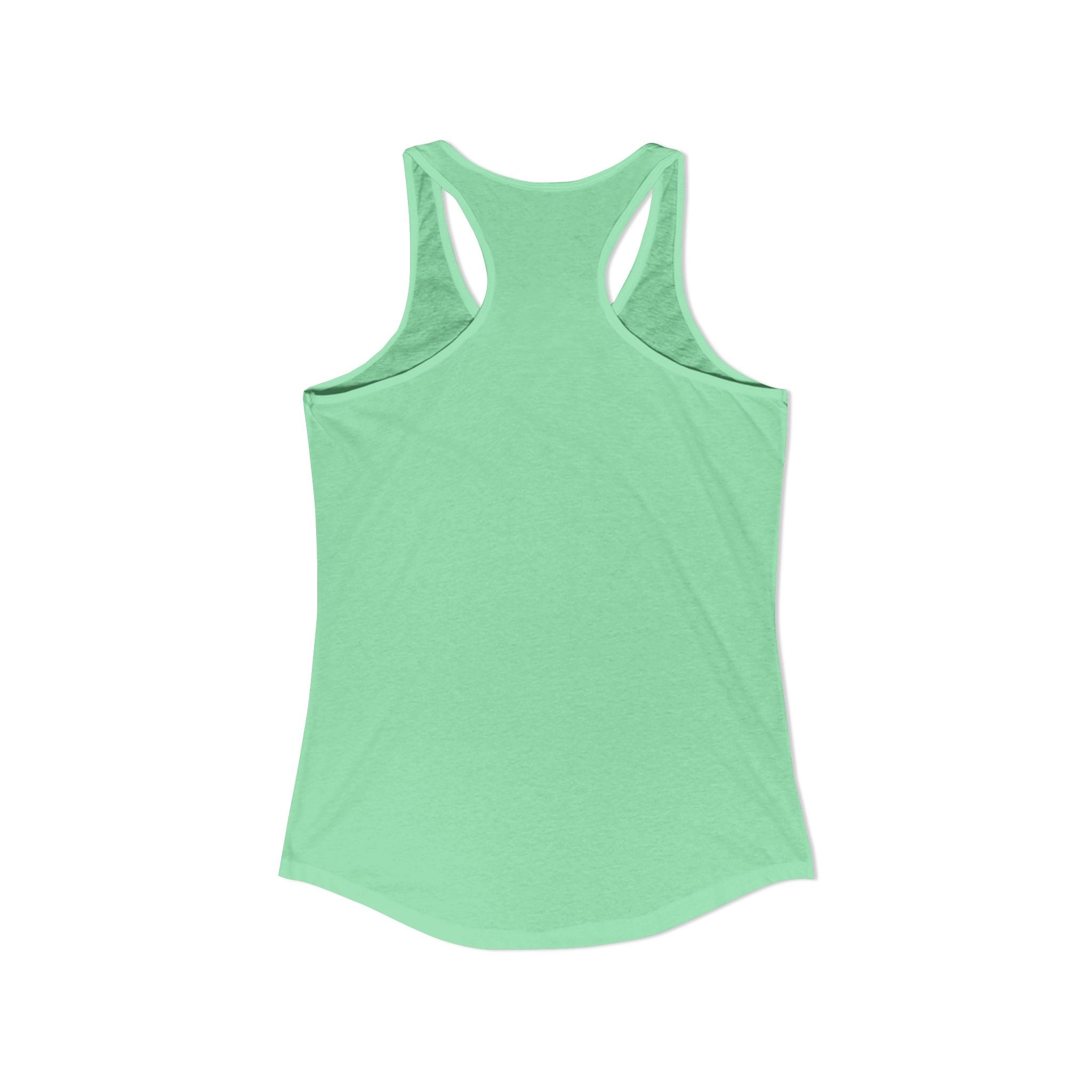 Smoking German Shepard Photo Racerback Tank — Vintage Pup Graphic