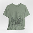 Alien Cowboy Sitting in Desert Tee | Night Sky Lawn Chair