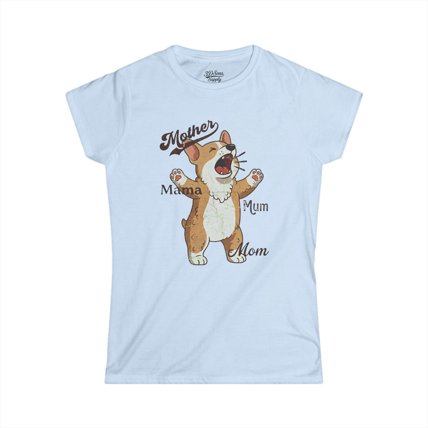 Corgi Mama Mother's Day Tee — Women's Corgi Mom T-Shirt
