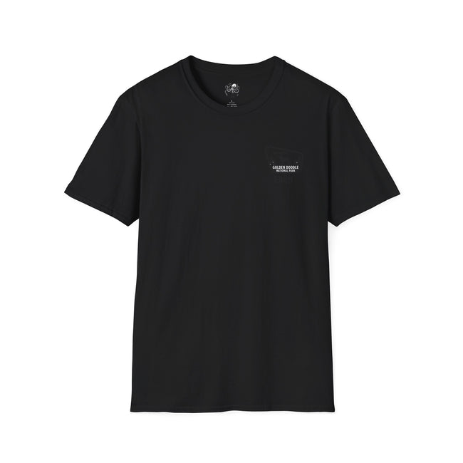 Golden Doodle National Park Staff T-Shirt | Retro Dog Lover Tee – 3D Sons Supply Co