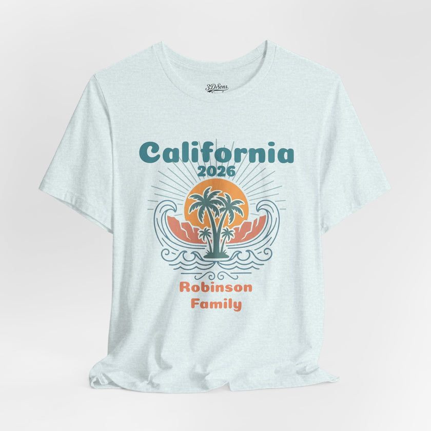 Personalized Family Vacation T-Shirt