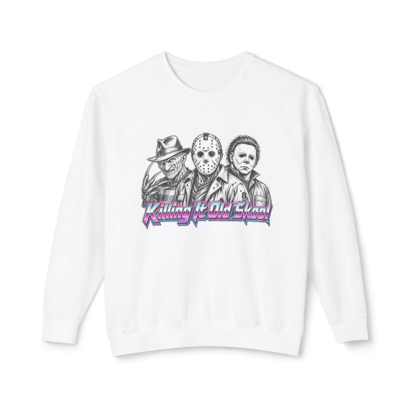 Retro Slasher Icons Sweatshirt | Freddy Jason Michael Crewneck