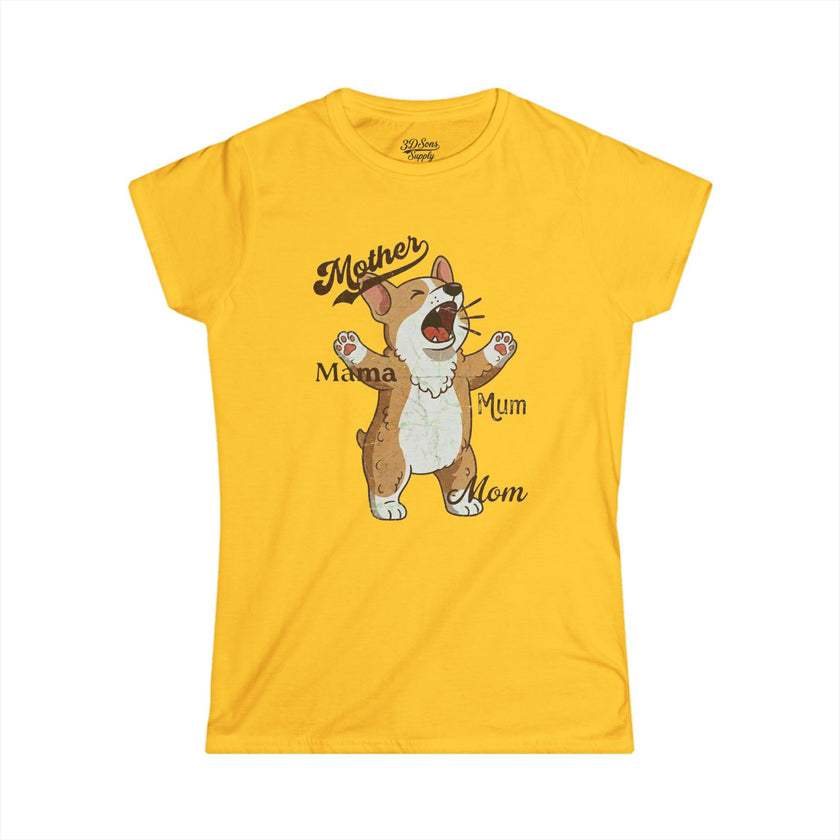 Corgi Mama Mother's Day Tee — Women's Corgi Mom T-Shirt