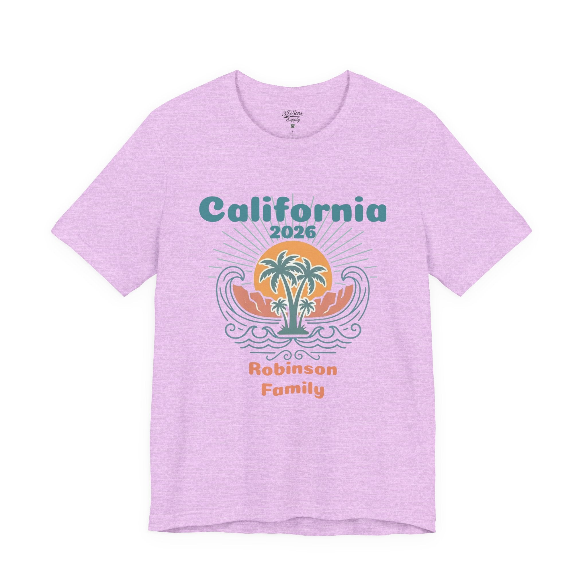 Personalized Family Vacation T-Shirt