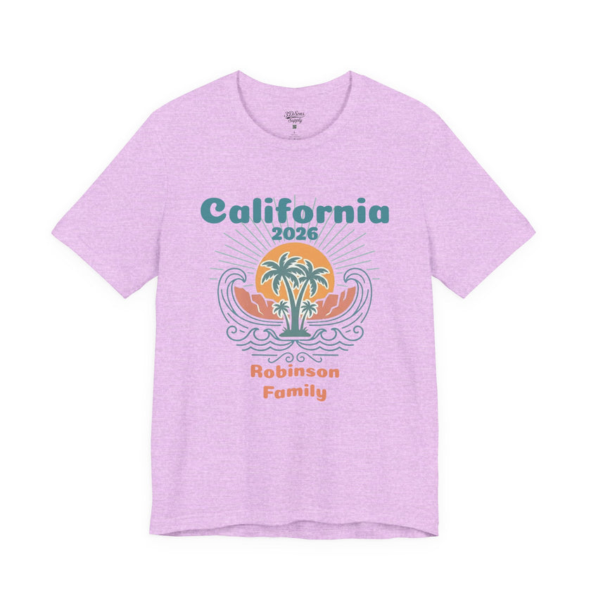 Personalized Family Vacation T-Shirt