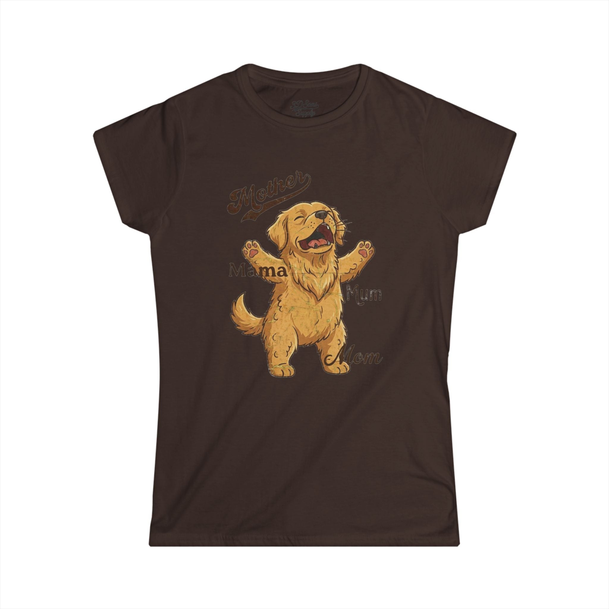 Golden Retriever Mom T-Shirt — Mother's Day Dog Mama Tee