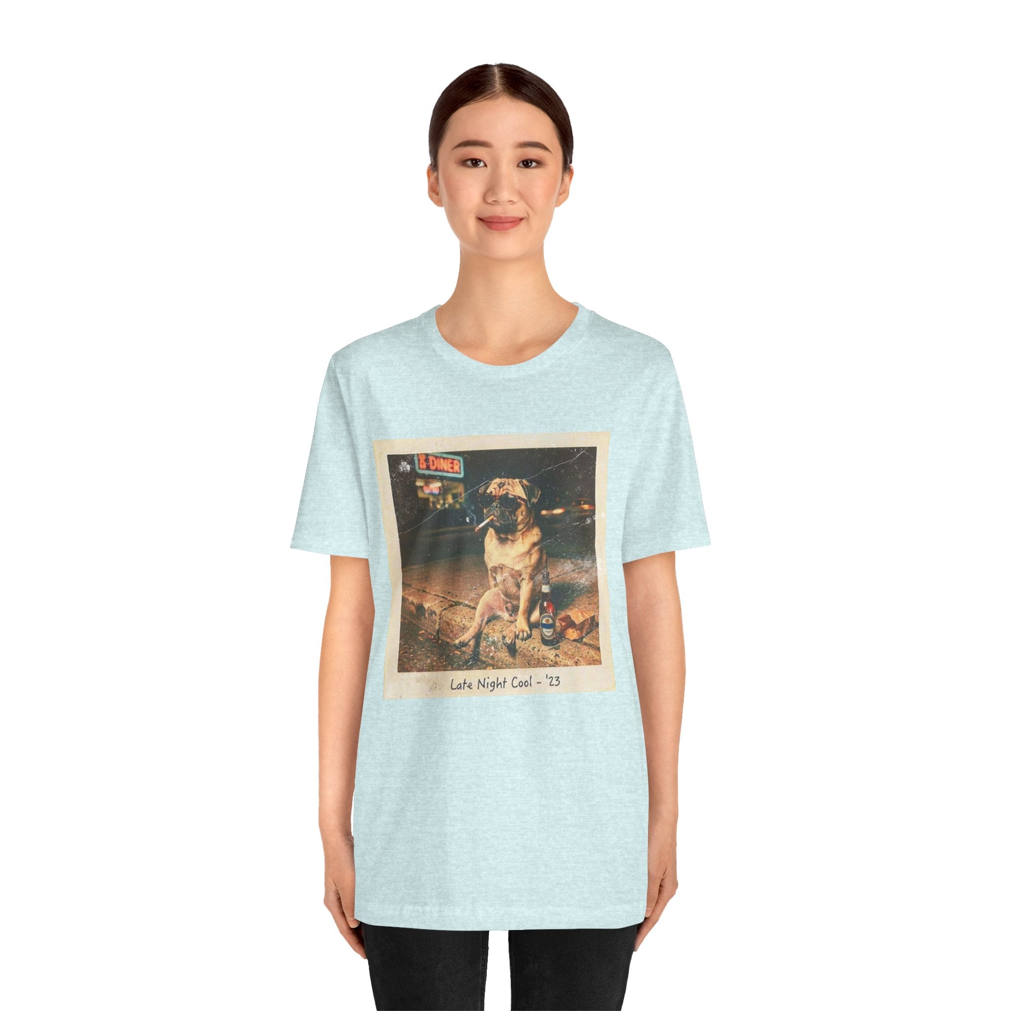 Vintage Pug Photo Tee — 