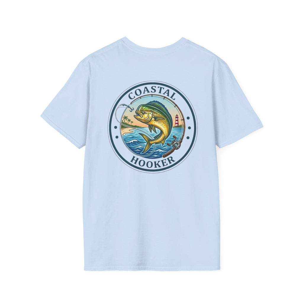 Coastal Hooker Tropical Dorado T-Shirt | Fishing Graphic Tee, Dead Sea Surf
