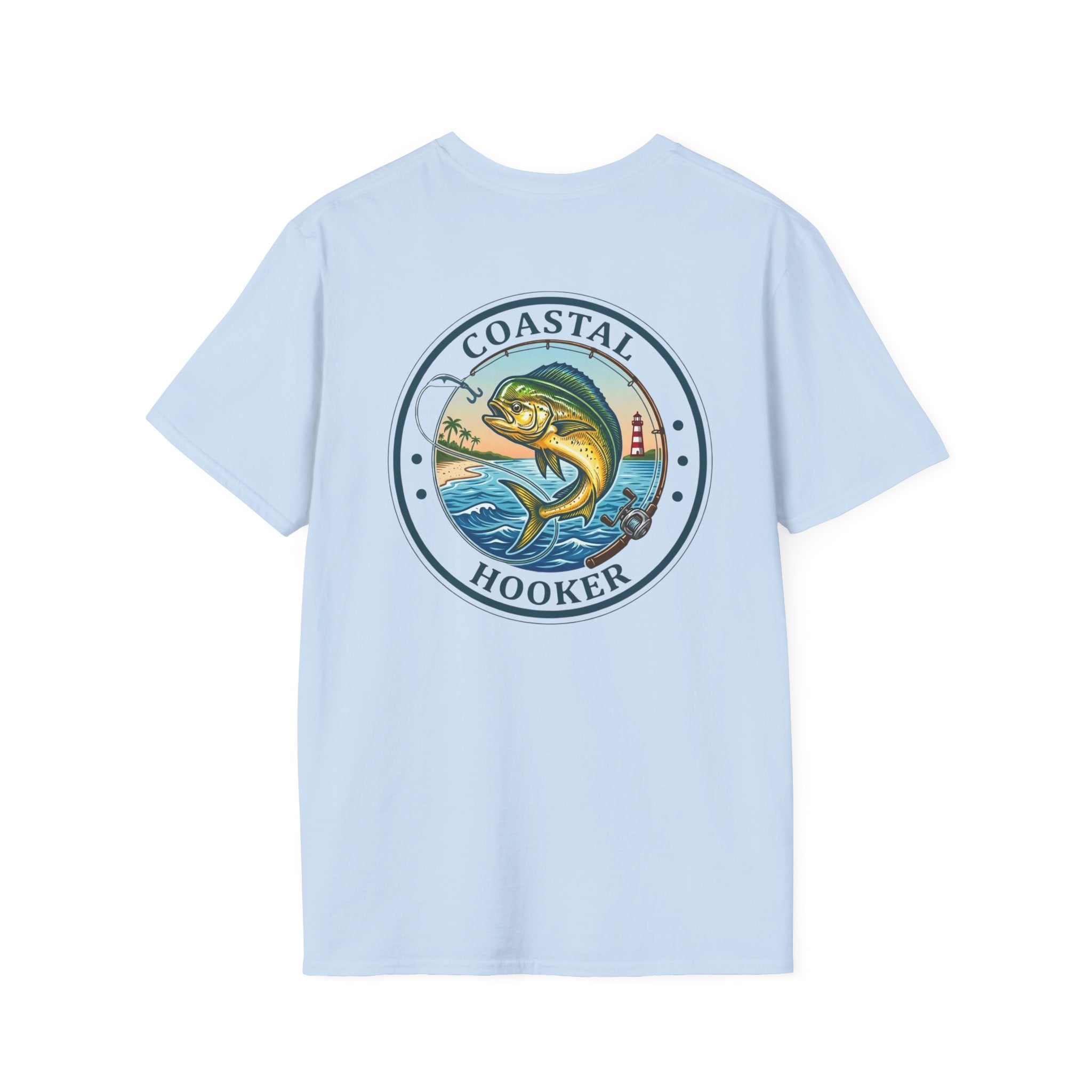 Coastal Hooker Tropical Dorado T-Shirt | Fishing Graphic Tee, Dead Sea Surf