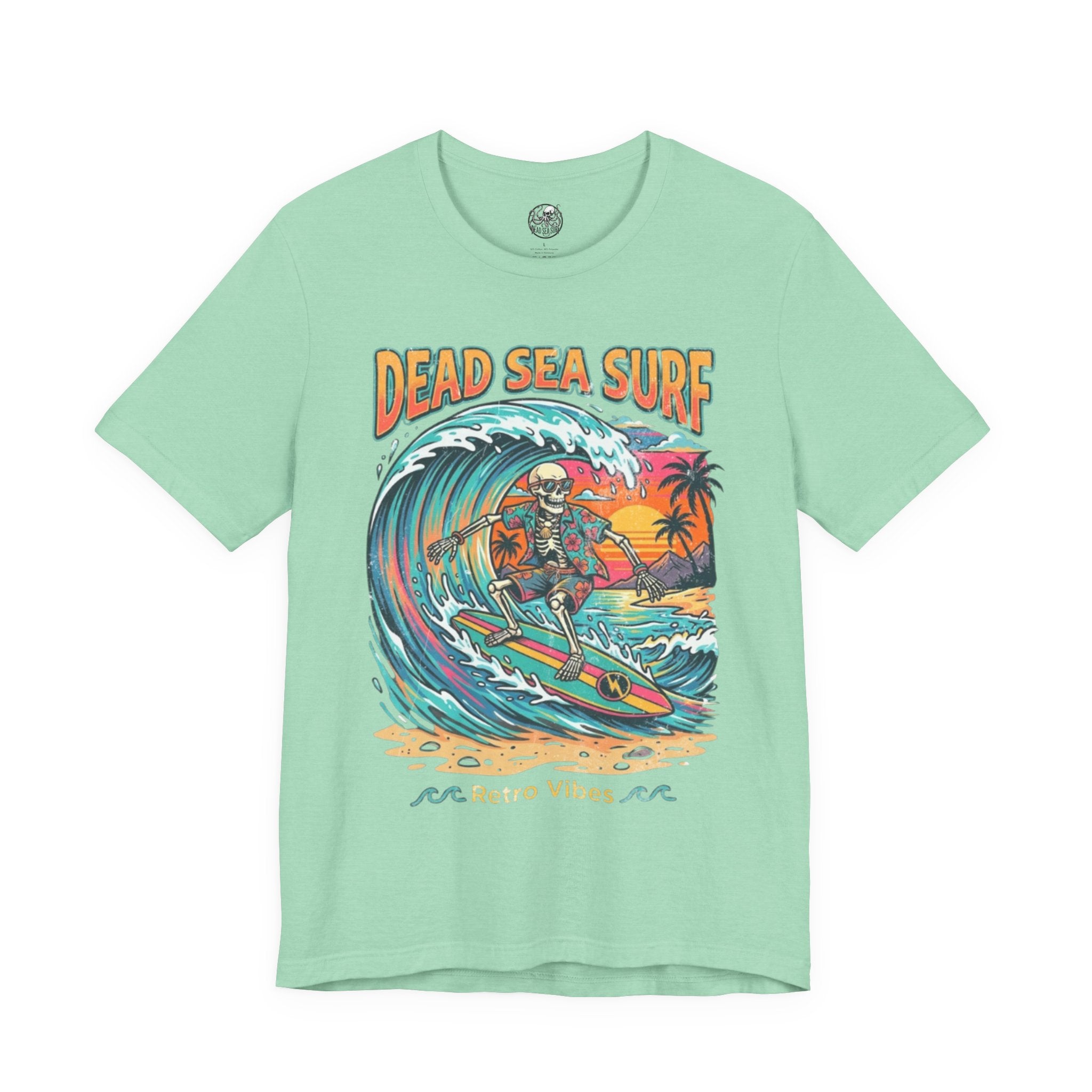 Dead Sea Surf Shark Attack T-Shirt | Bold Nautical Graphic Tee – 3D Sons Supply Co