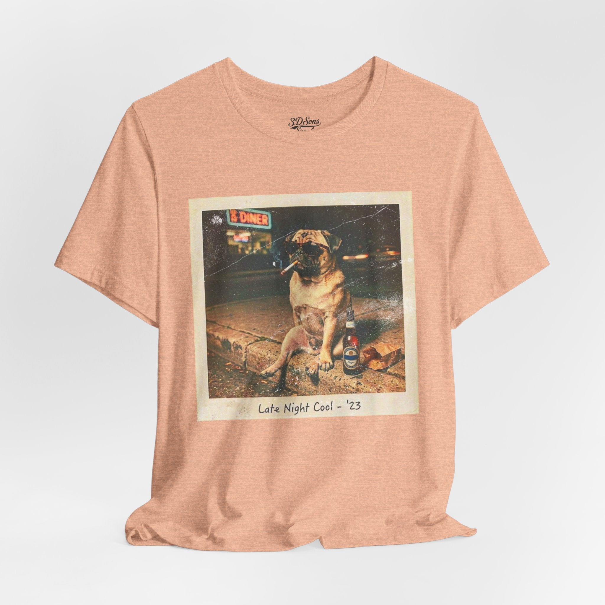 Vintage Pug Photo Tee — 