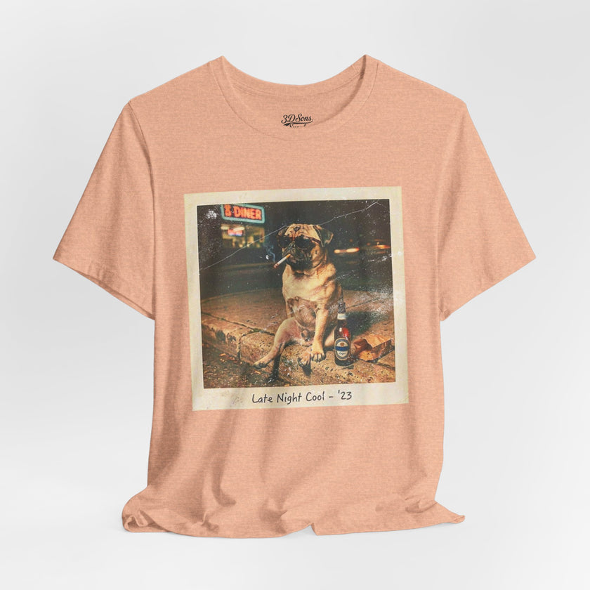 Vintage Pug Photo Tee — 