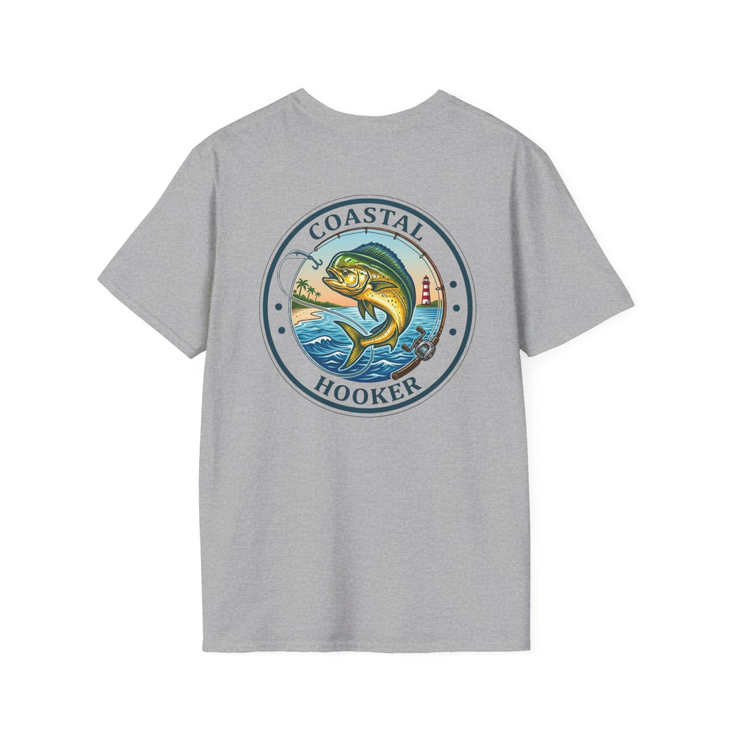 Coastal Hooker Tropical Dorado T-Shirt | Fishing Graphic Tee, Dead Sea Surf