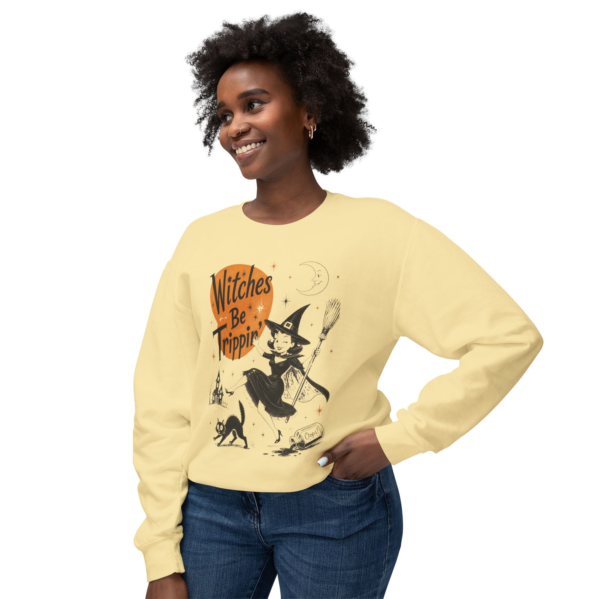 Witches Be Trippin' Halloween sweatshirt | Crewneck