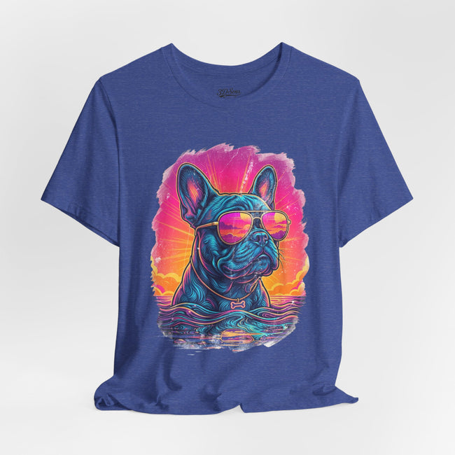 French Bulldog Retro 90s Tee — Vice City Vintage Dog Graphic