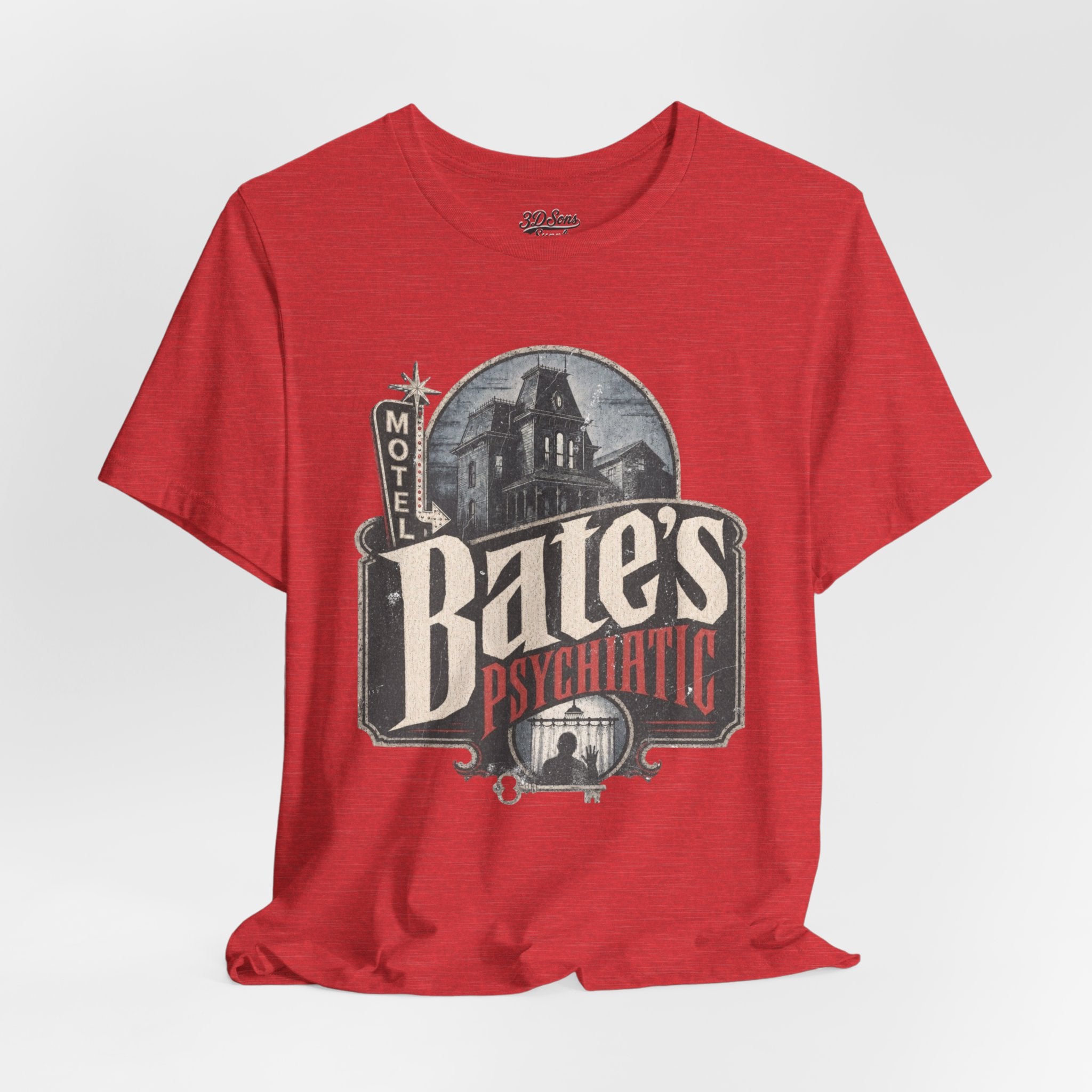 Bates Psychiatric T-Shirt — Vintage Horror Graphic Tee