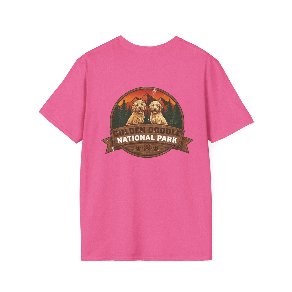 Golden Doodle National Park Staff T-Shirt — Retro Dog Lover Tee
