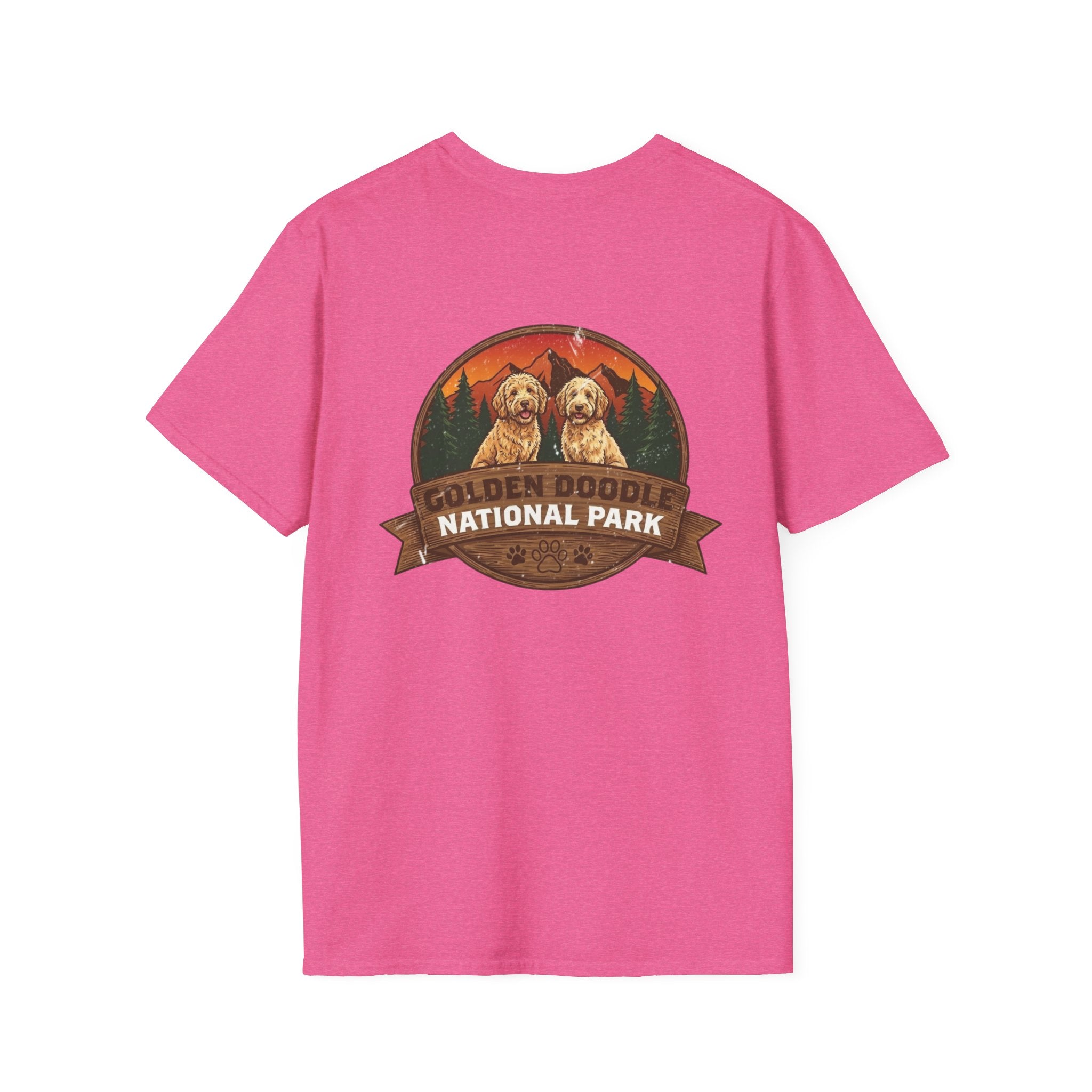 Golden Doodle National Park Staff T-Shirt — Retro Dog Lover Tee