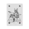 French Bulldog Playing Drums Acrylic Wall Art Panel