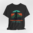Chaos Coordinator Off Duty Hiking T-Shirt — Vintage Sunset Adventure Tee