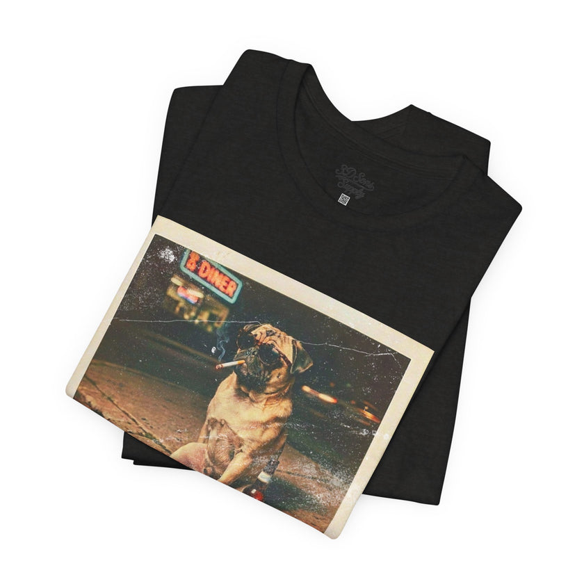 Vintage Pug Photo Tee — 