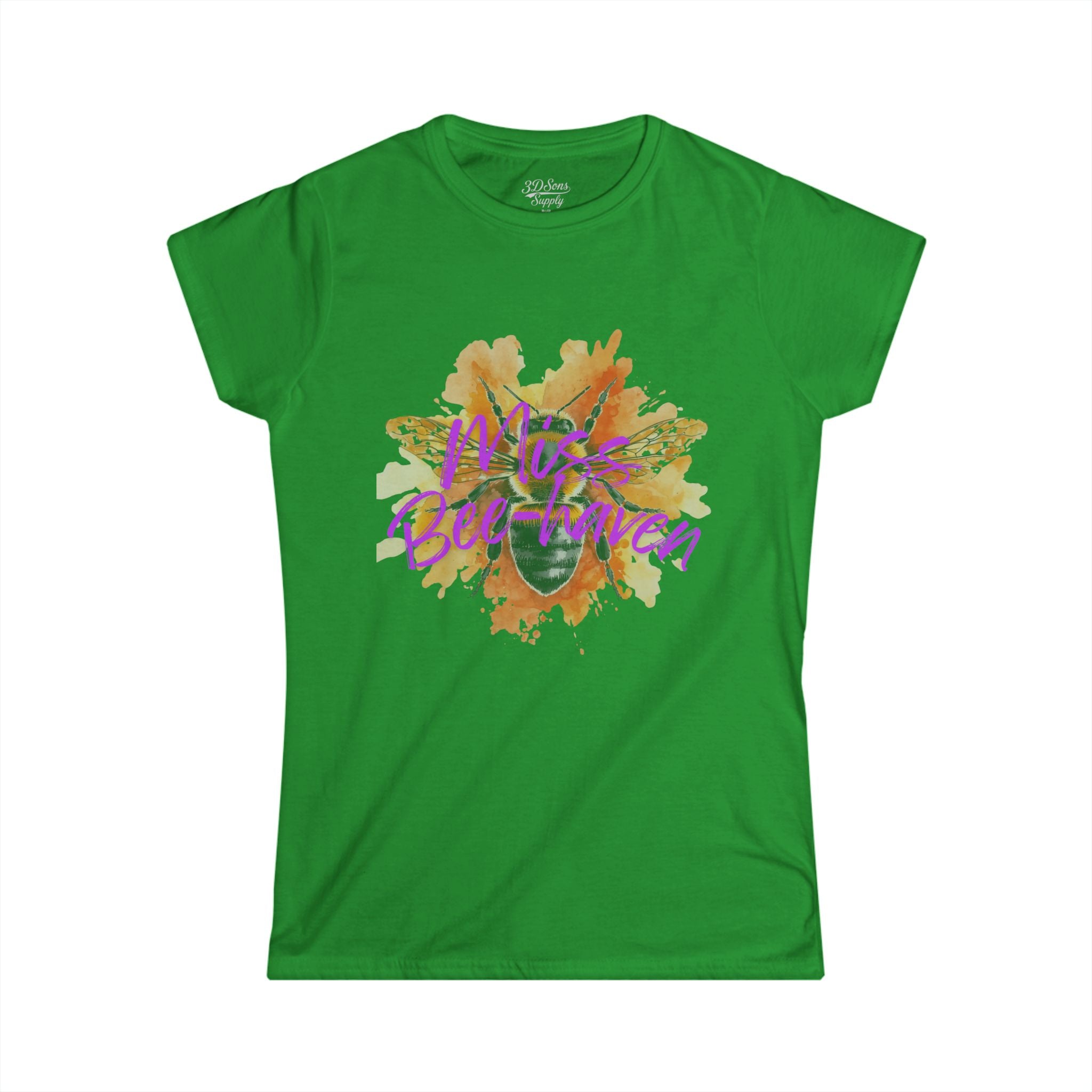 Miss Bee-Haven Women's Tee — Cute Bee Graphic Shirt for Bee Lovers