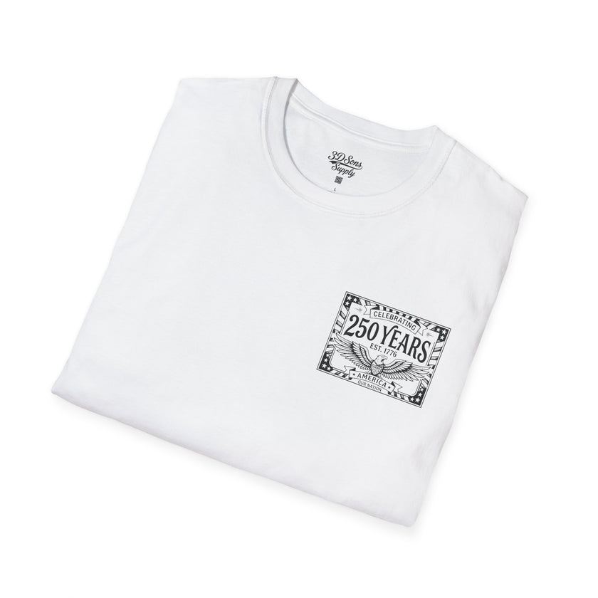 250 Year American Celebration July 4th Independence Day T-Shirt | Patriotic Tee
