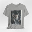 Smoking Corgi Graphic Tee – Retro Dog Portrait T-Shirt