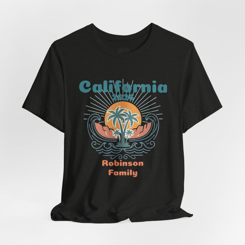 Personalized Family Vacation T-Shirt