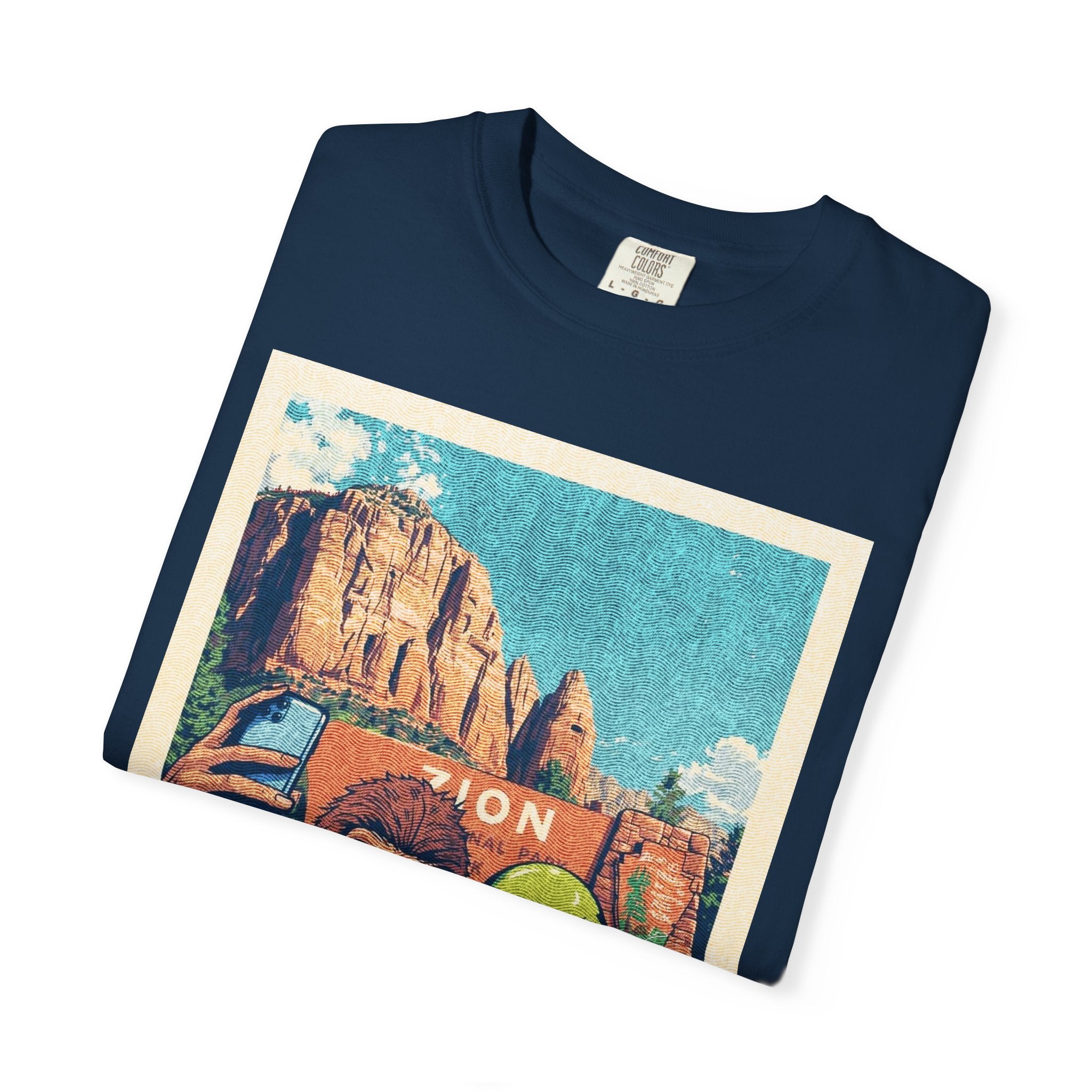 Alien & Bigfoot Zion National Park T-Shirt — National Park Adventure Tee