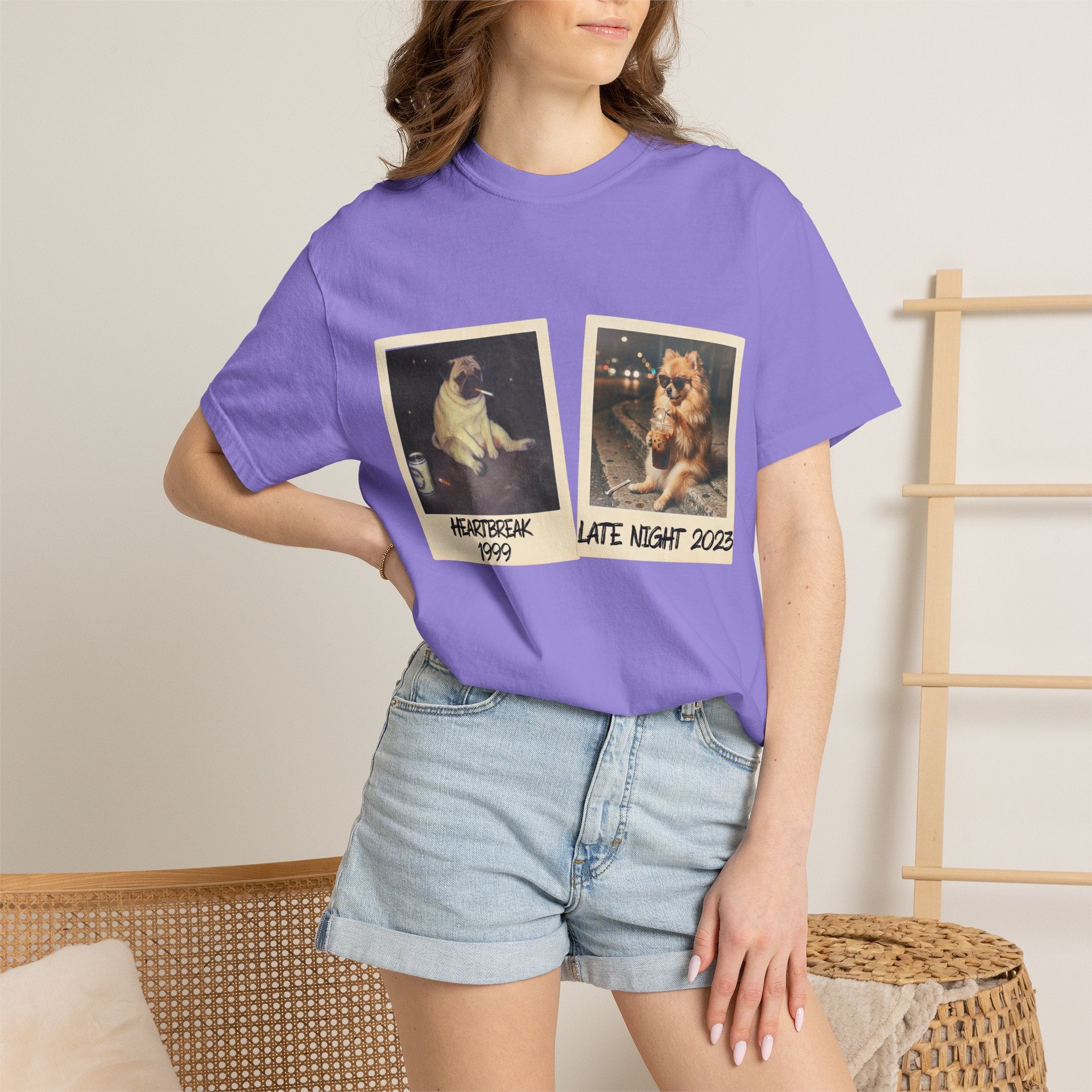 Personalized Polaroid Photo T-Shirt — Custom 2-Image Keepsake