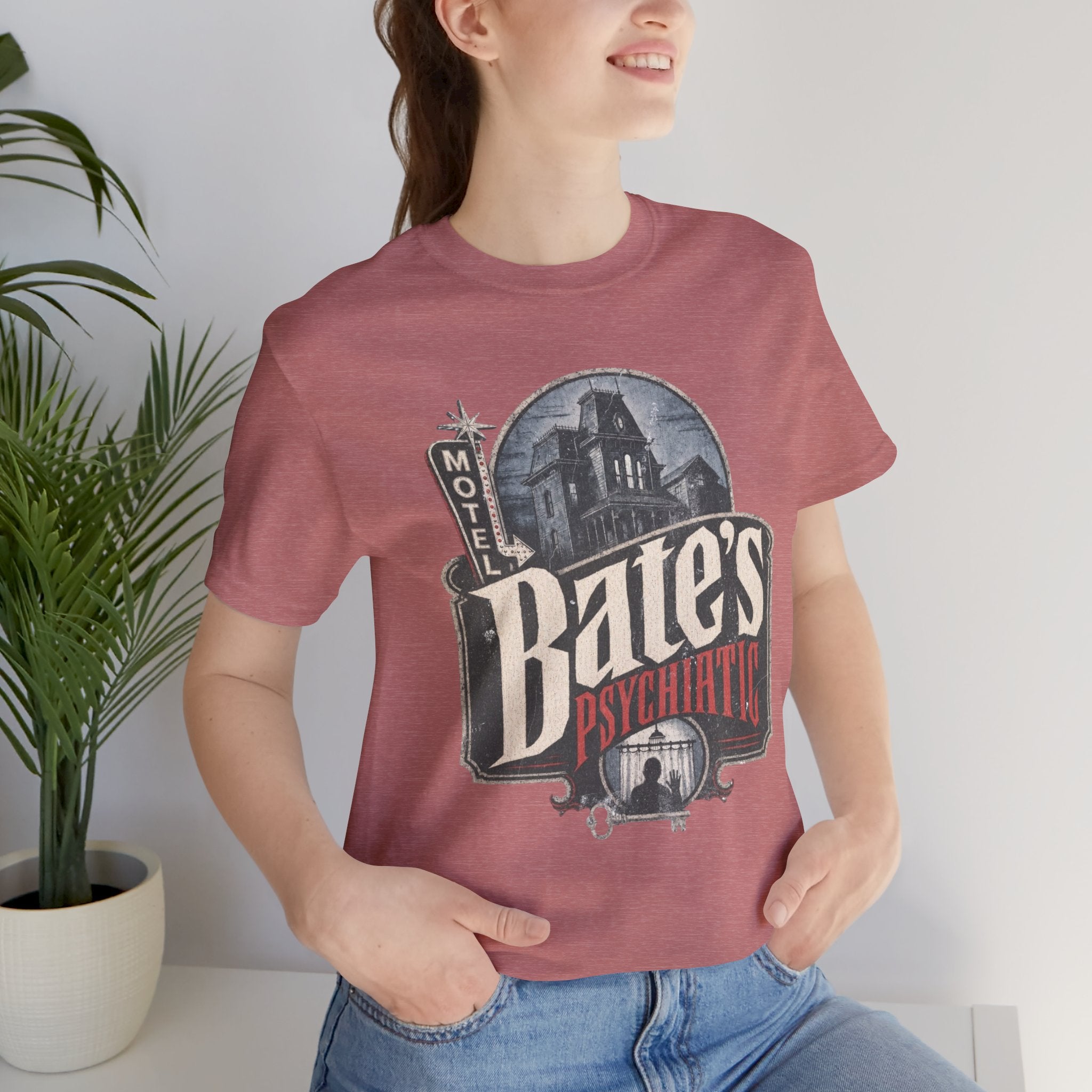 Bates Psychiatric T-Shirt — Vintage Horror Graphic Tee