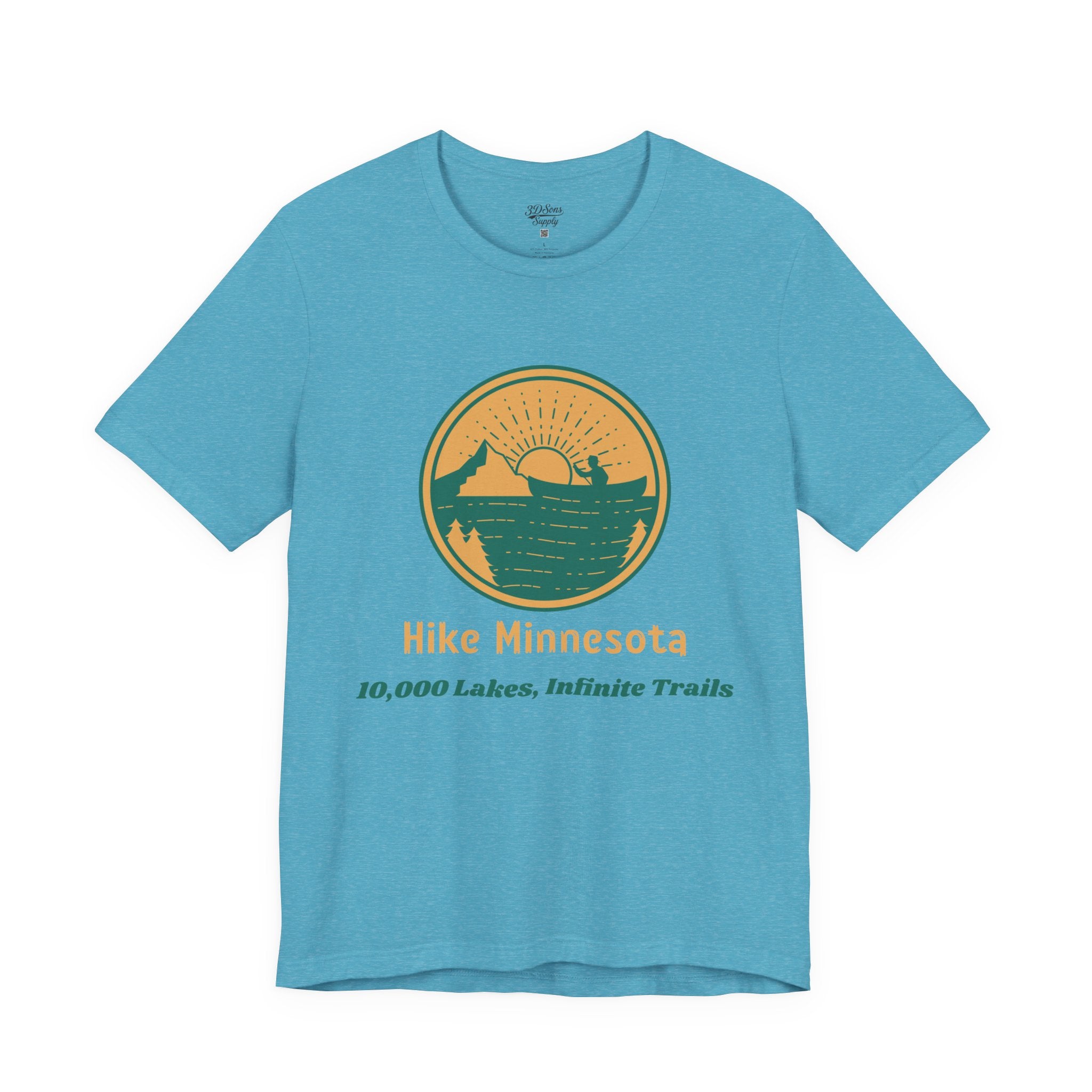 Hike Minnesota T-Shirt — 10,000 Lakes Infinite Trails Hiking Tee