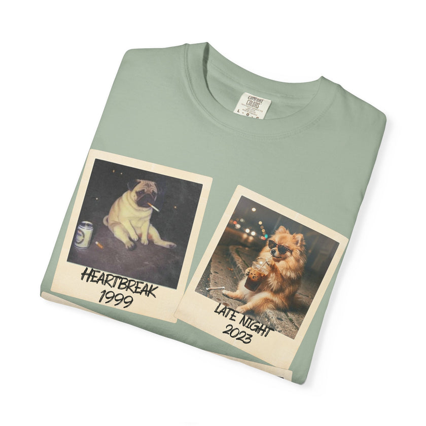 Personalized Polaroid Photo Tee — Custom Image & Text Options