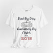 Personalized Dad By Day Gamer By Night T-Shirt,  90's Retro Controller Tee