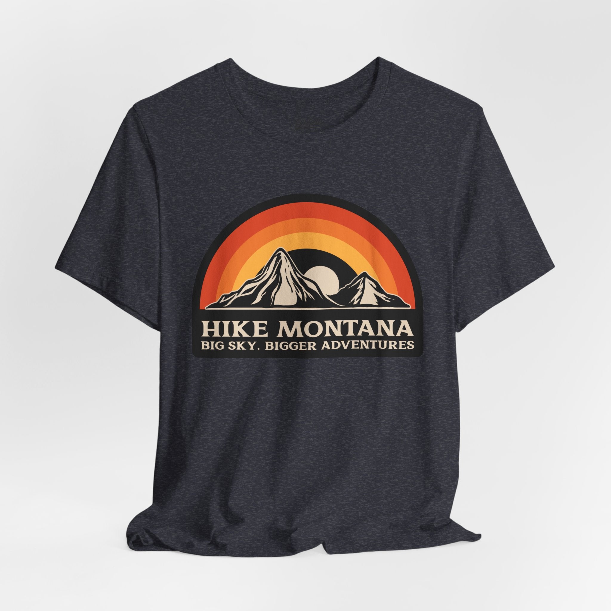 Hike Montana Mountain Adventure T-Shirt — Hiking Graphic Tee