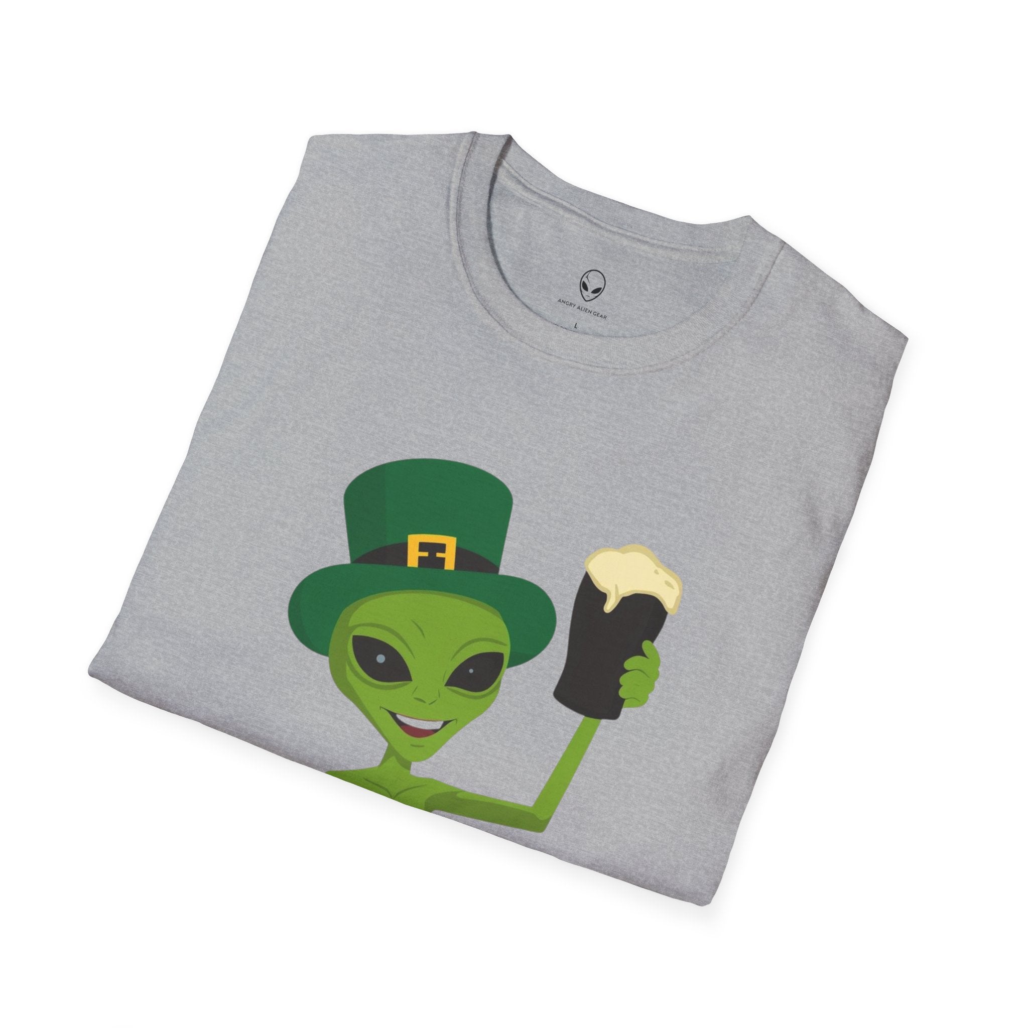 Alien Drinking Guinness Take Me To Your Guinness Tee Shirt, St. Patricks Day Alien