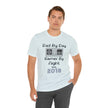 Personalized Dad By Day Gamer By Night T-Shirt — Established 2018 Retro Controller Tee
