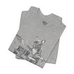 Drumming French Bulldog T-Shirt — Cute Dog Playing Drum Graphic Tee