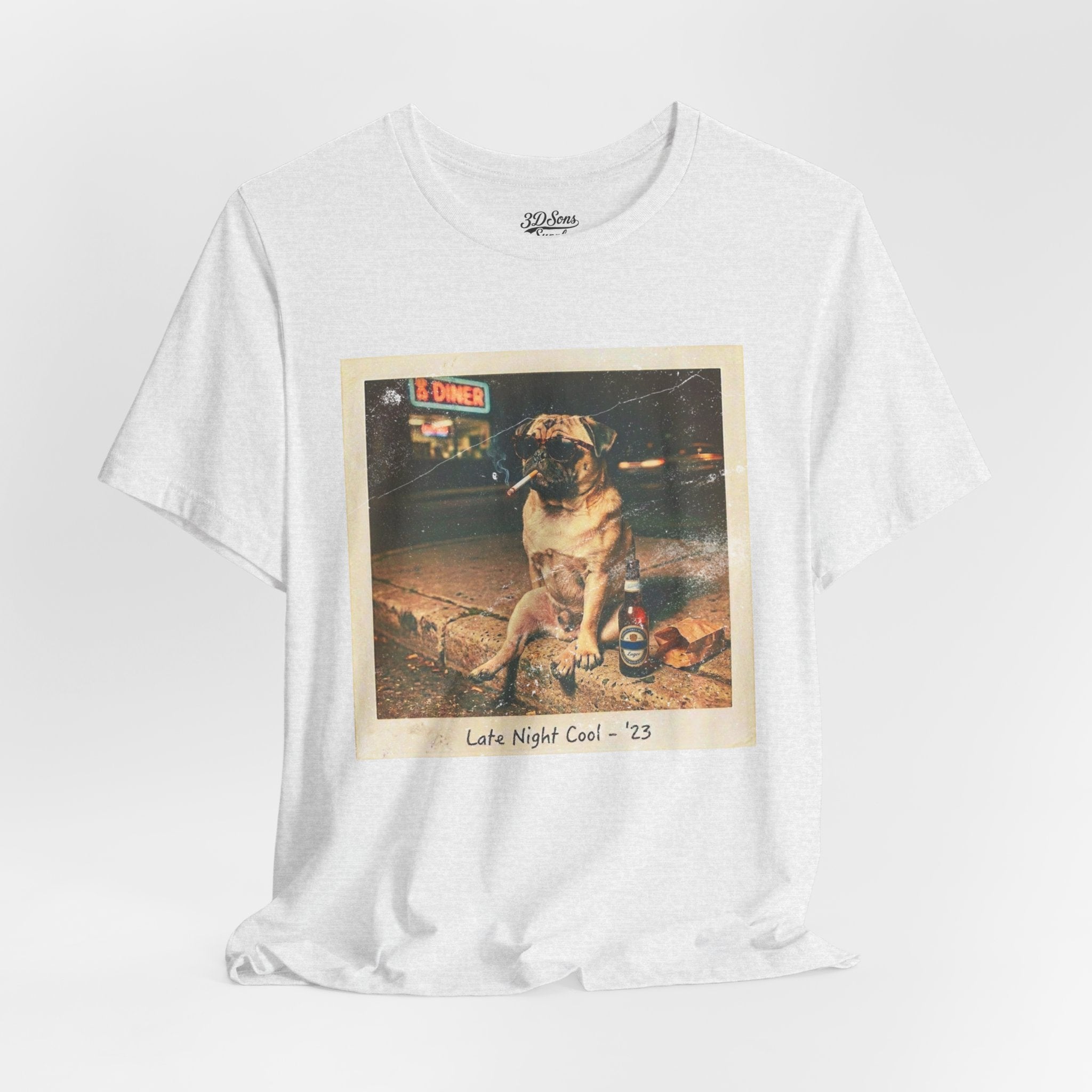 Vintage Pug Photo Tee — 