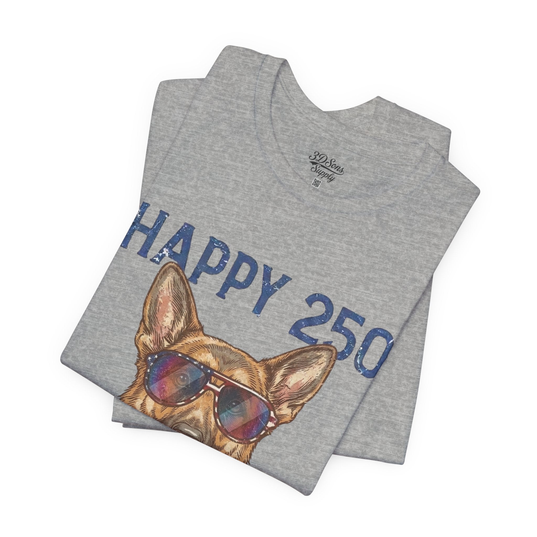 Happy 250 America! German Shepherd 4th of July T-Shirt