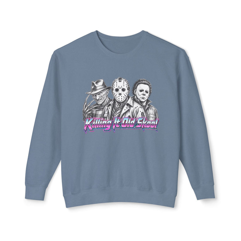 Retro Slasher Icons Sweatshirt | Freddy Jason Michael Crewneck