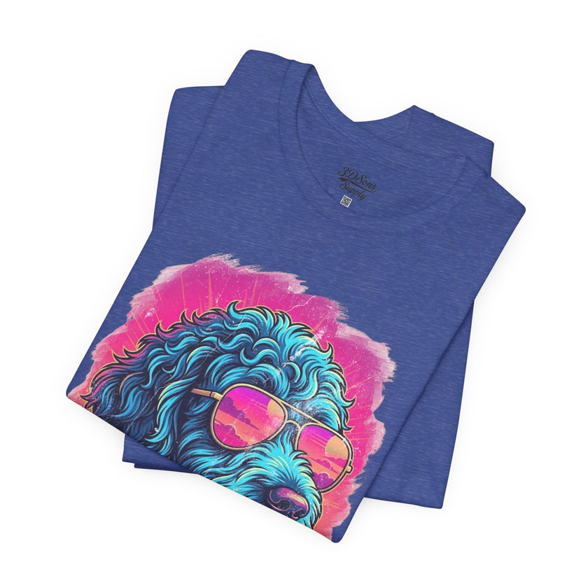 Doodle Vice City 90s Retro Tee — Funny Vintage Style T-Shirt